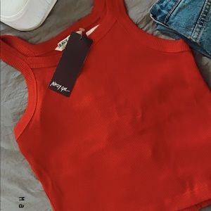 SOLD NWT LACE CROP TOP